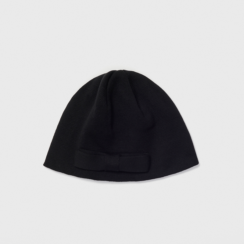 REALITY FICTION(リアリティーフィクション)の「SOFT BOW BEANIE BLACK(Hats)」