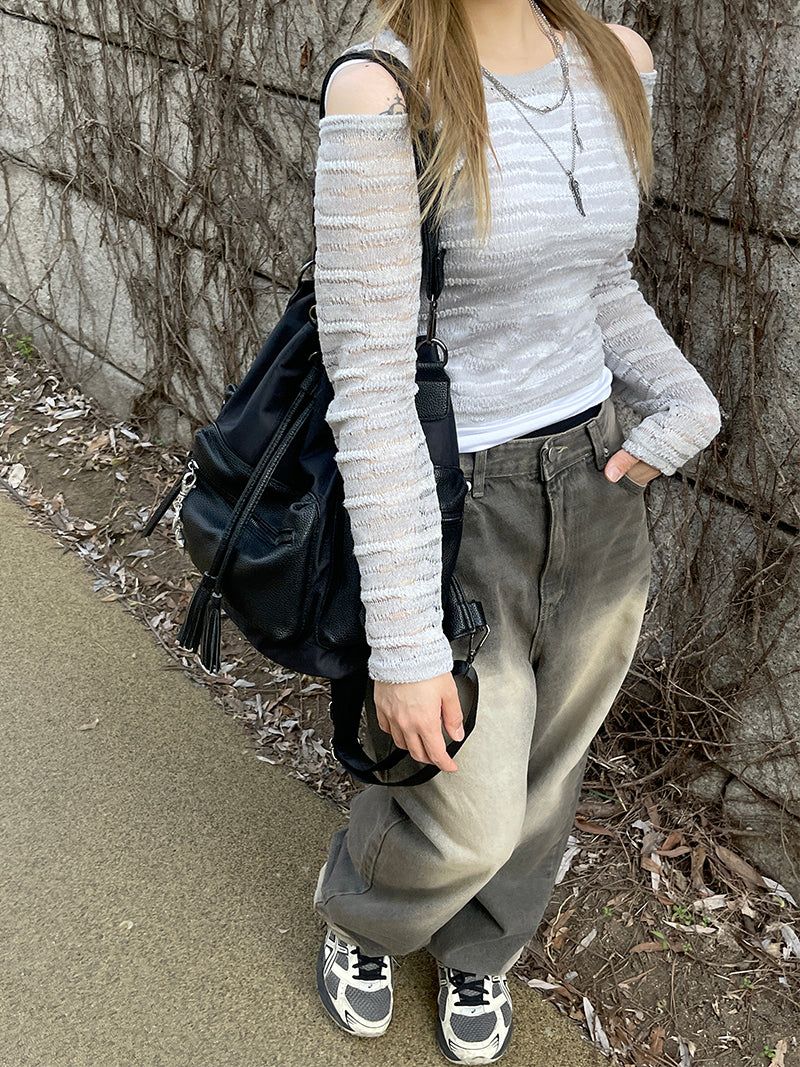 Daily Multi-Pocket Thistle Shoulder Bag