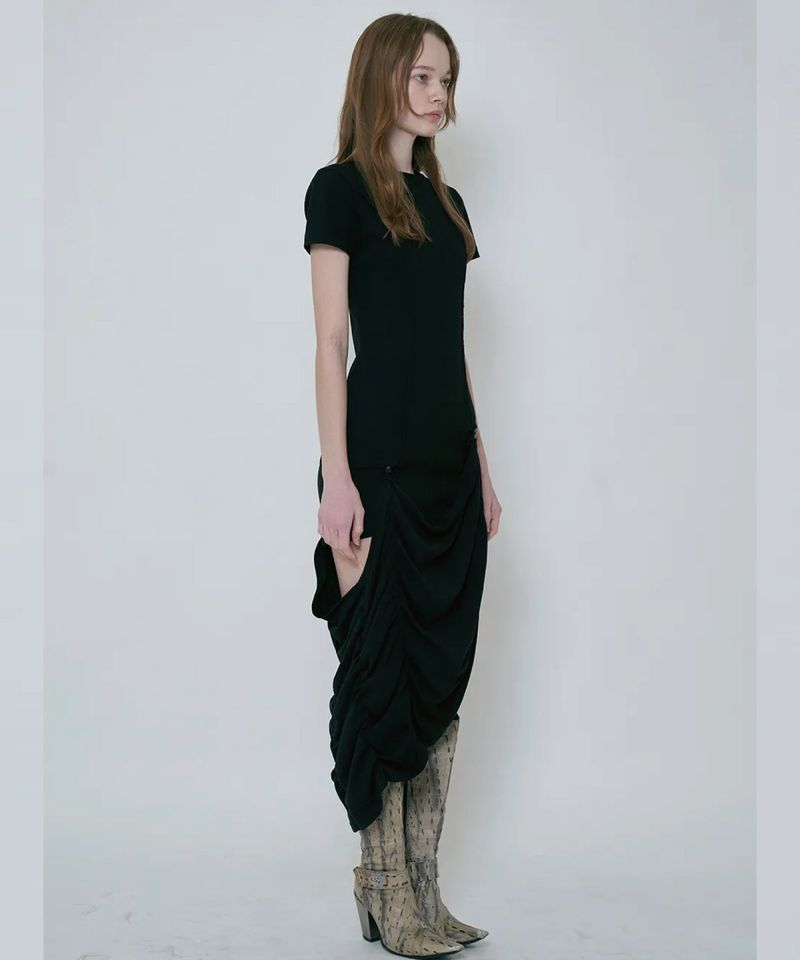 DROOP LINE TEE DRESS