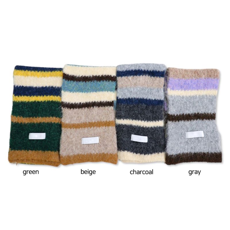 HundoP(ハンドピー)の「Wool Striped muffler(Fashion Accessories)」