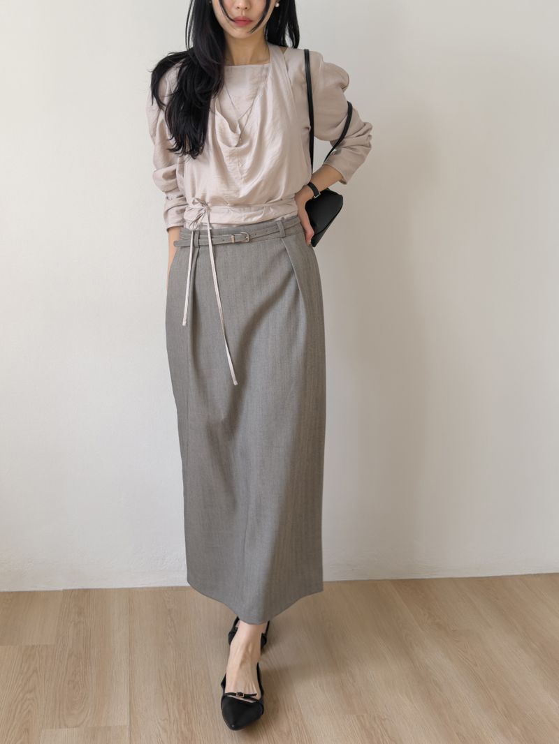 Borr Halterneck Bustier Blouse