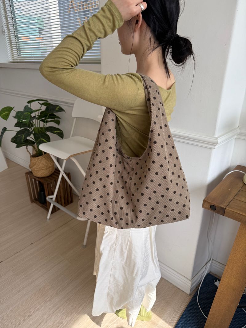 Cordu dot bag (brown)