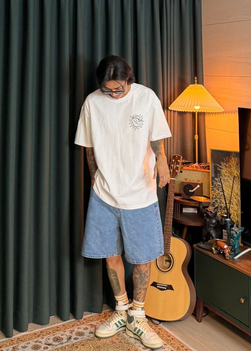 ミニマリスト ショートデニムパンツ