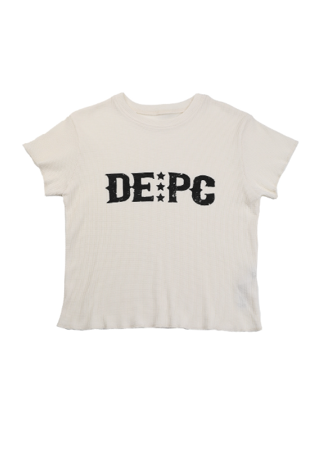 WAFFLE T-SHIRT - WHITE