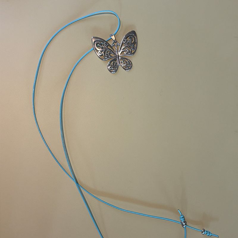 bipi（ビピ）の「ミントバタフライネックレス（アクセサリー）」