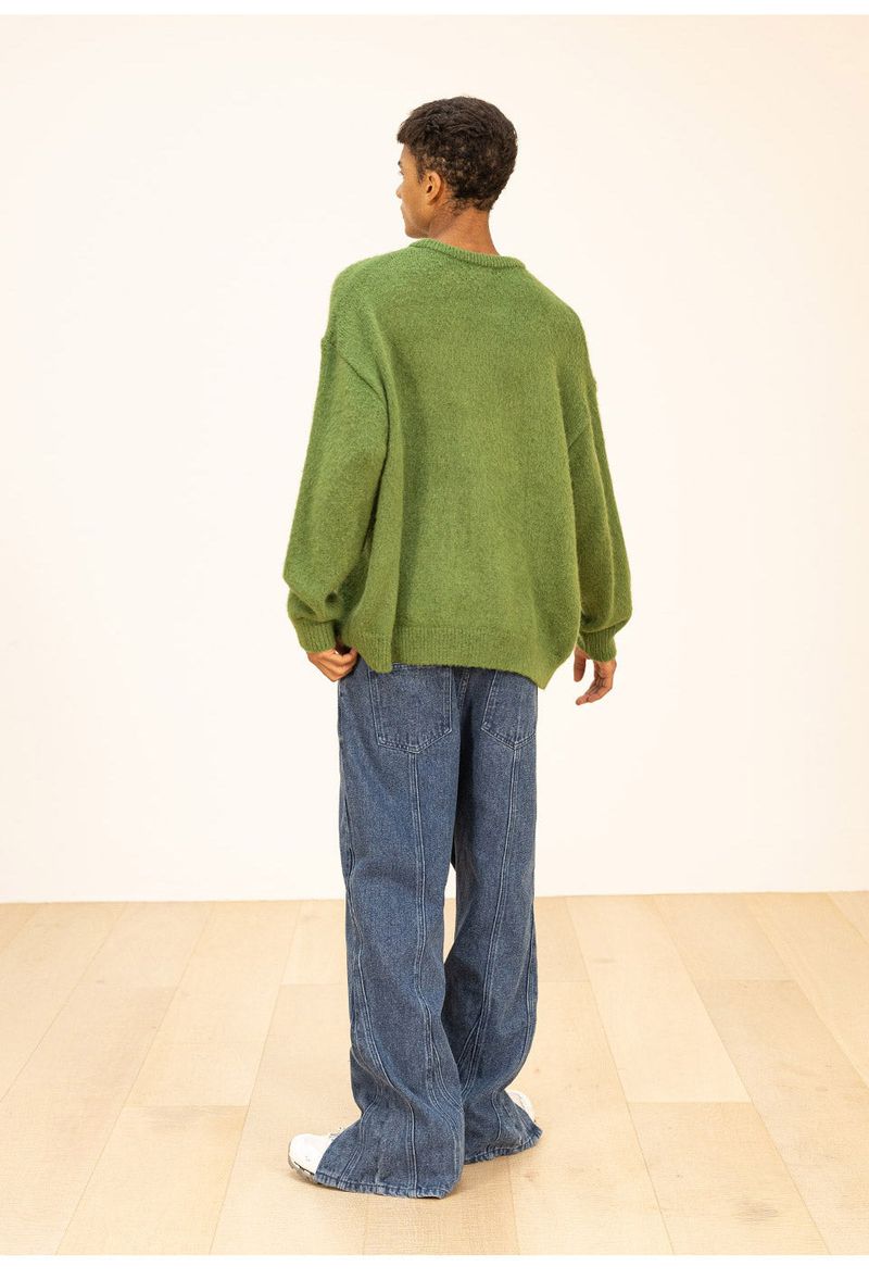 WOOL SOFT MOHAIR OVERSIZED KNIT