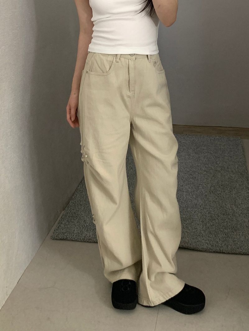 [~2XL] ハワード サイドリベットパンツ