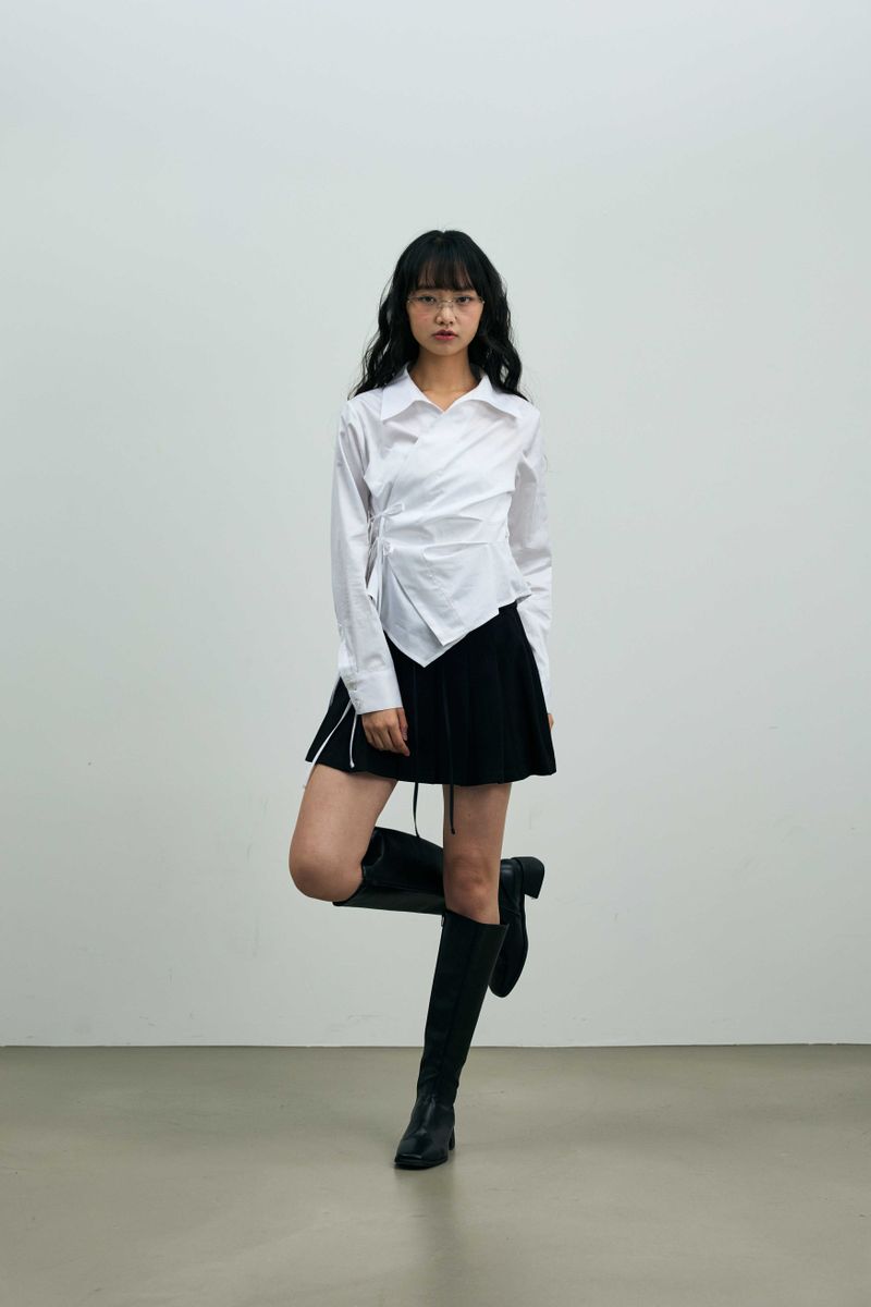 HALO WRAP SHIRT / WHITE