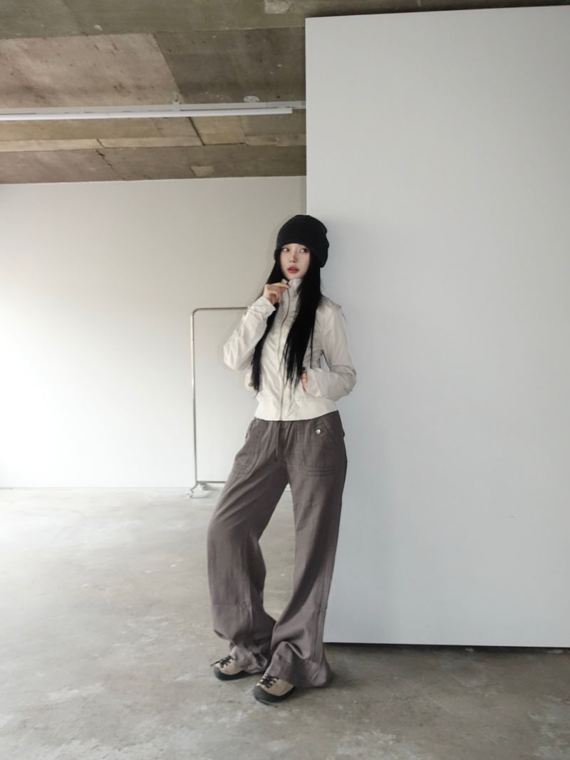 autumn beige blouson