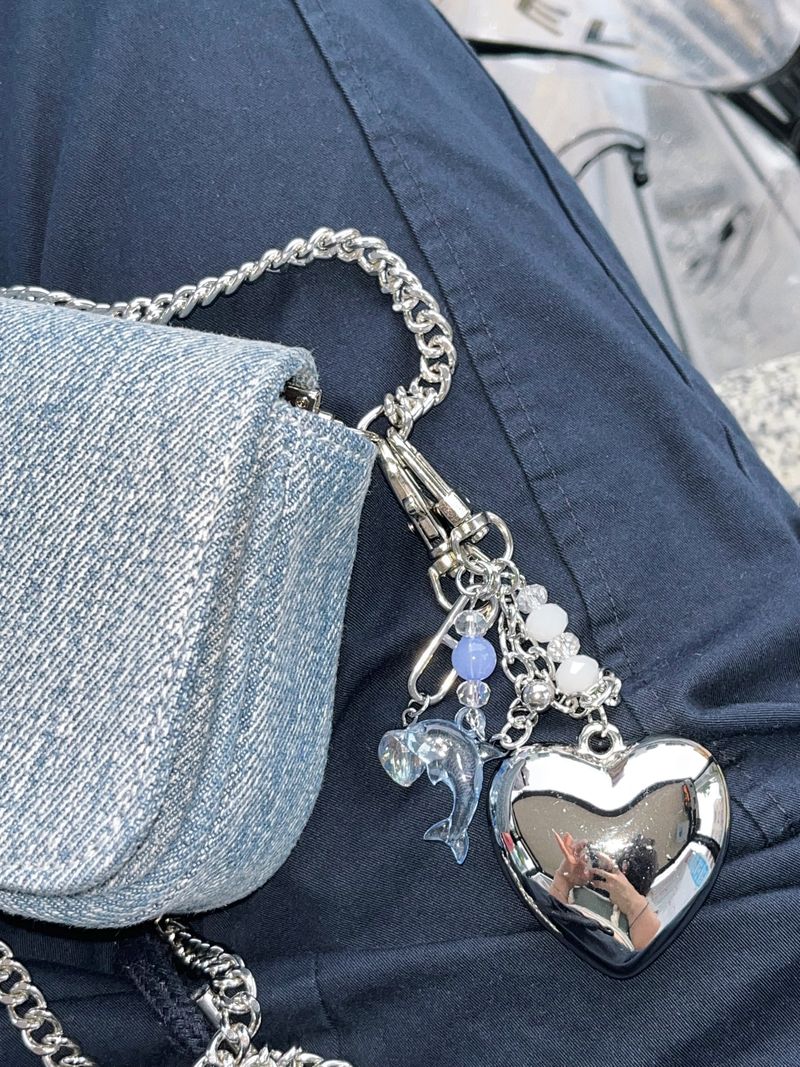 MADE silver love Keyring