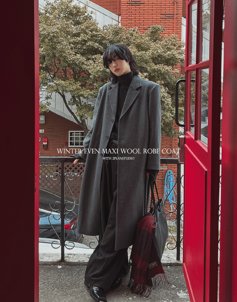 2PLAN（ツープラン）の「イブンマキシウールローブコート (3 color)（Jackets/Outerwear）」