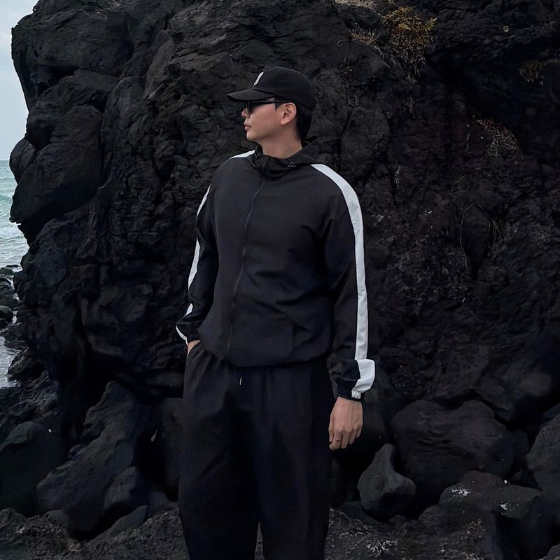 Color Crop Windbreaker (2color)