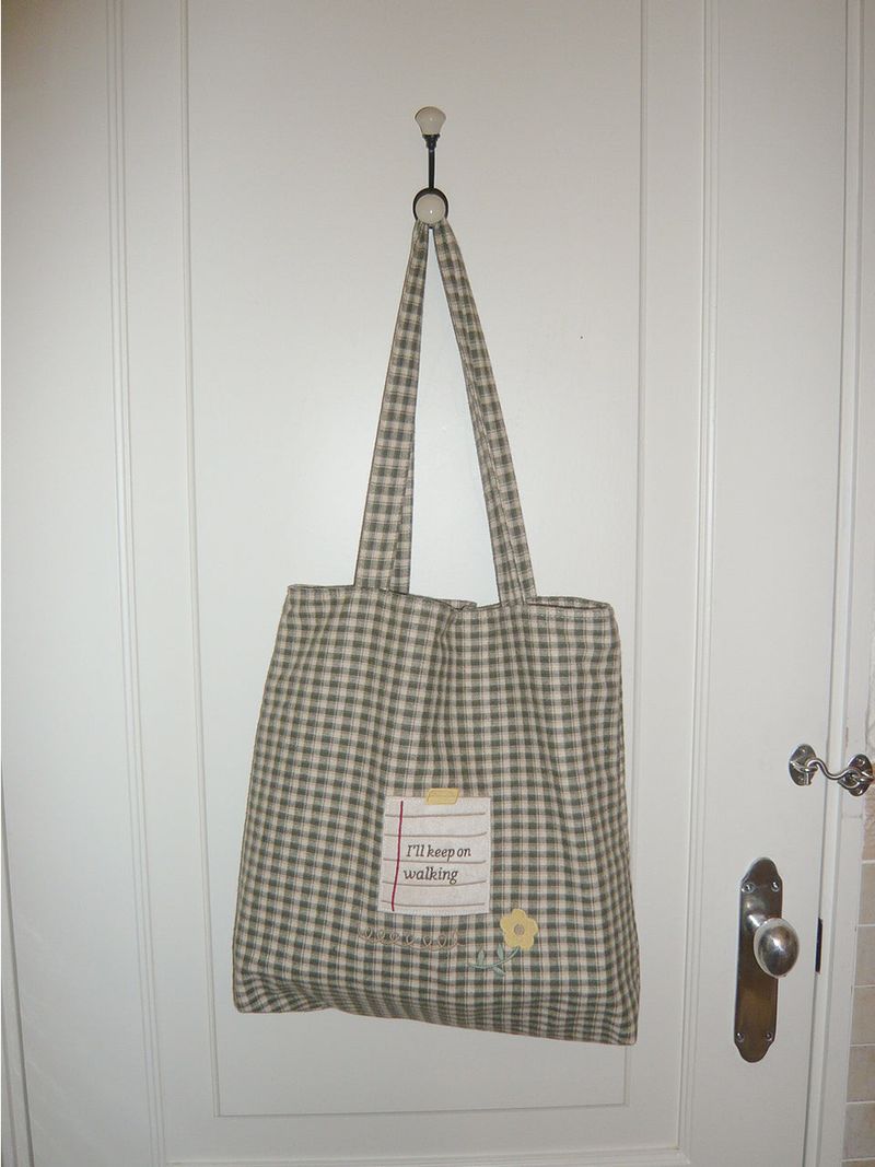 Everyday fabric bag_I'll keep on walking