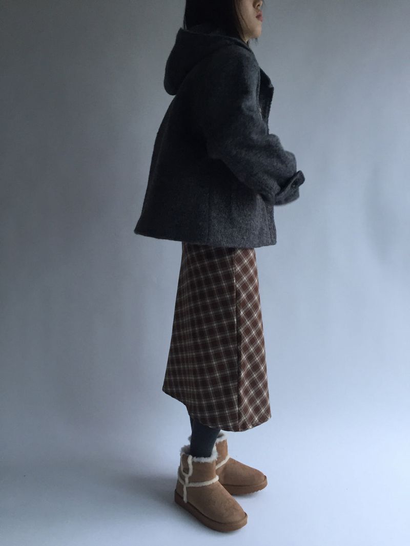 Short duffel coat