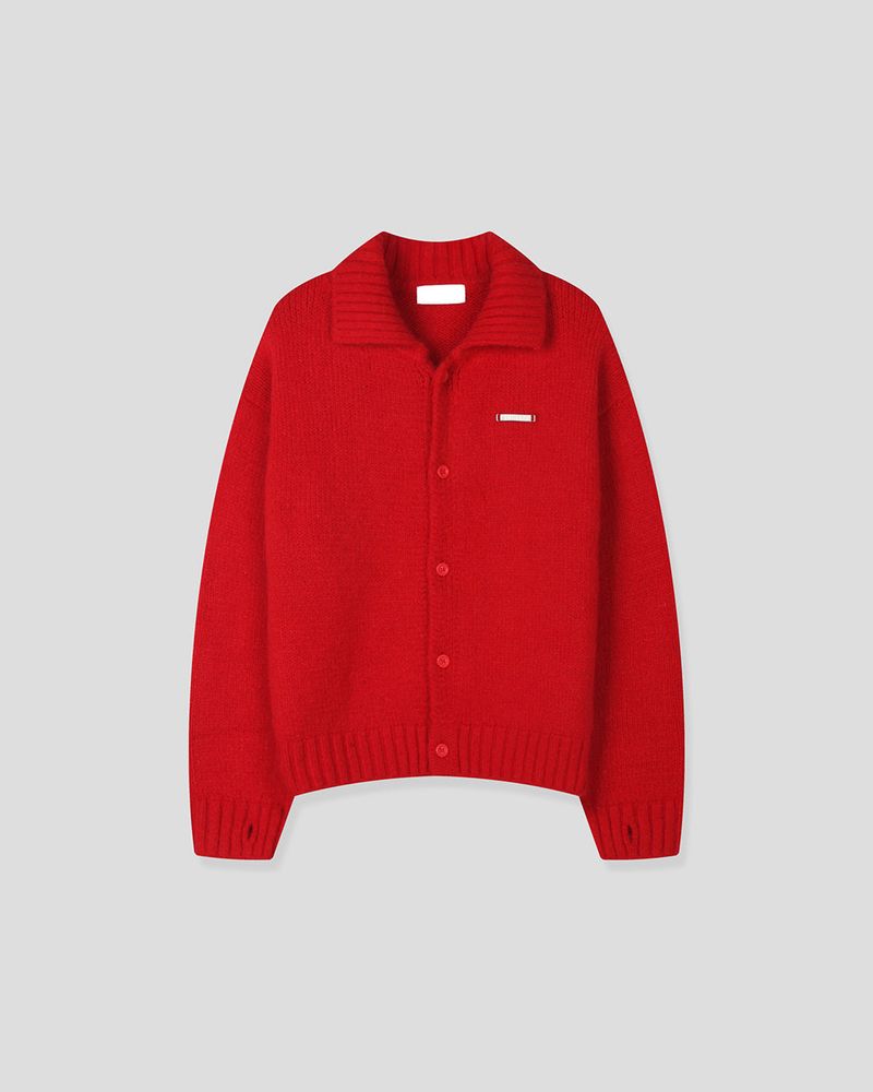 Arin Collared Knit Warmer Cardigan