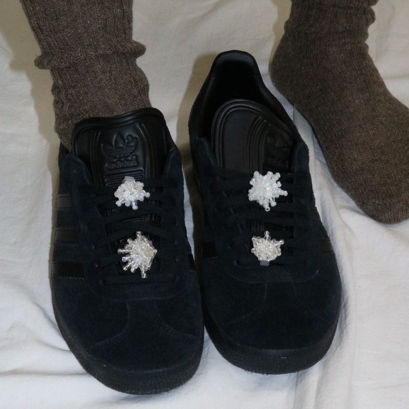 【MADE】snowflake shoe charm (S, 1pcs)