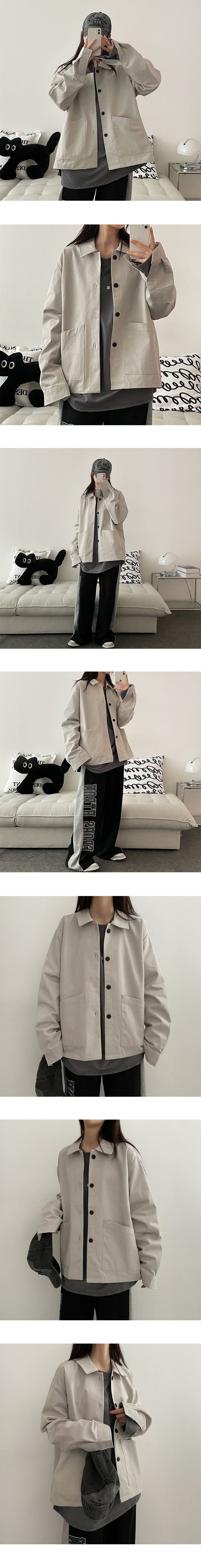 a keeper collar cotton jacket