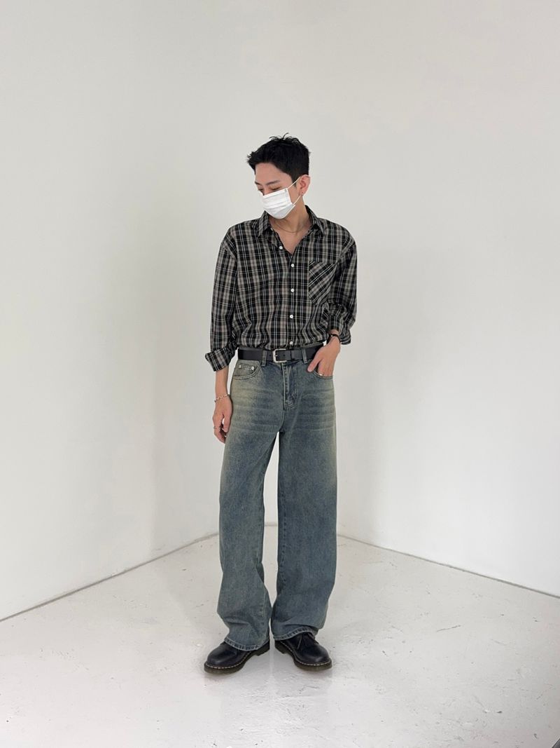 SP Check Standard Cotton Shirt (3C)