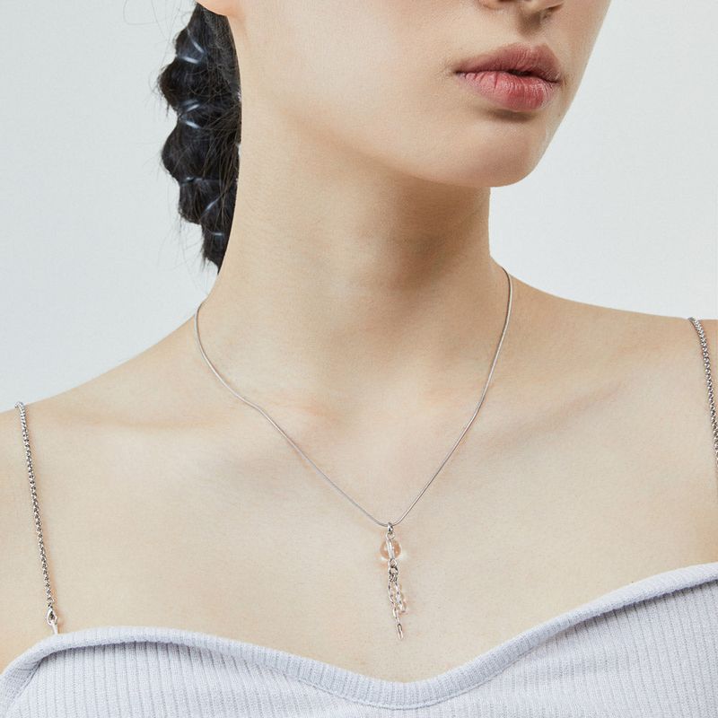 Clear dew necklace