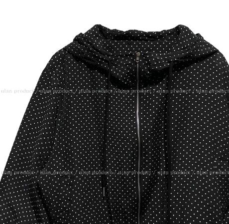 Summer Dot Rain Crop Hood Jumper