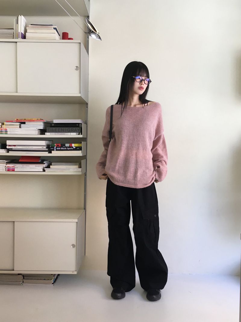 Hetch Spring Alpaca Wool Lip Neck Knit