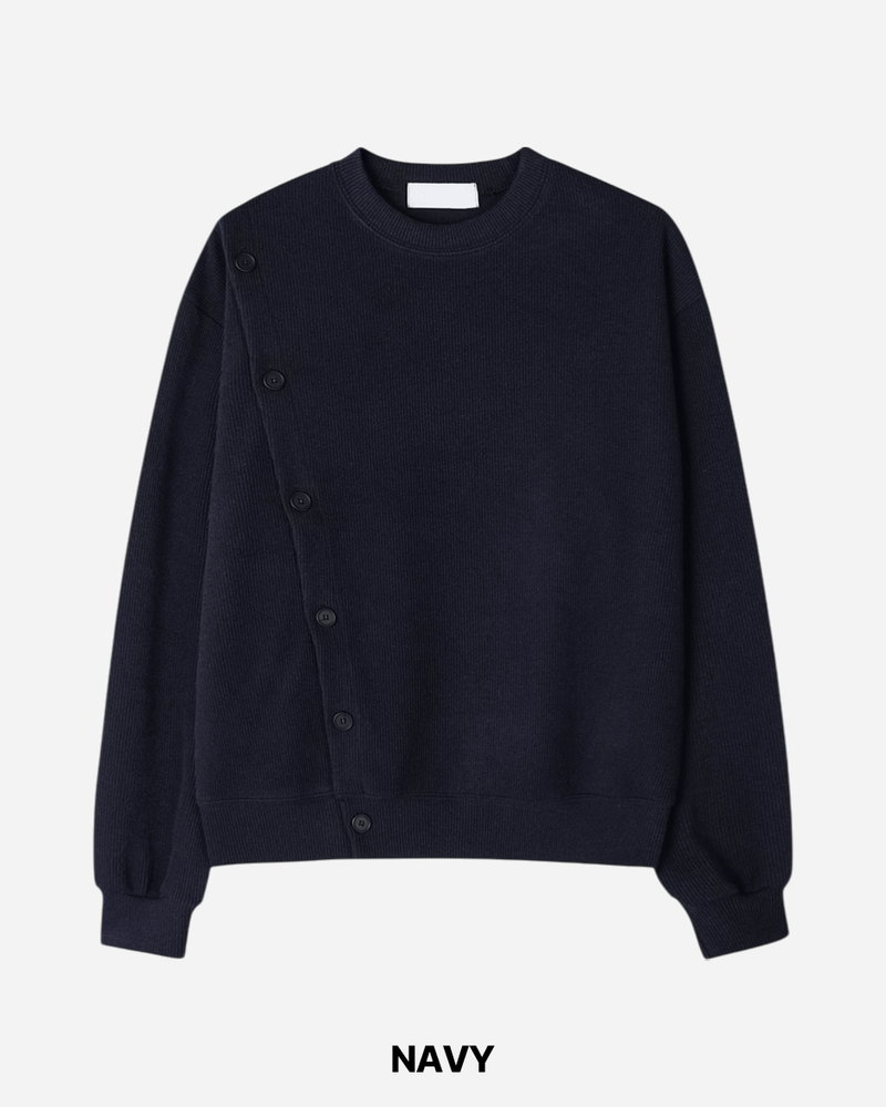 Obi Button Crop Knit
