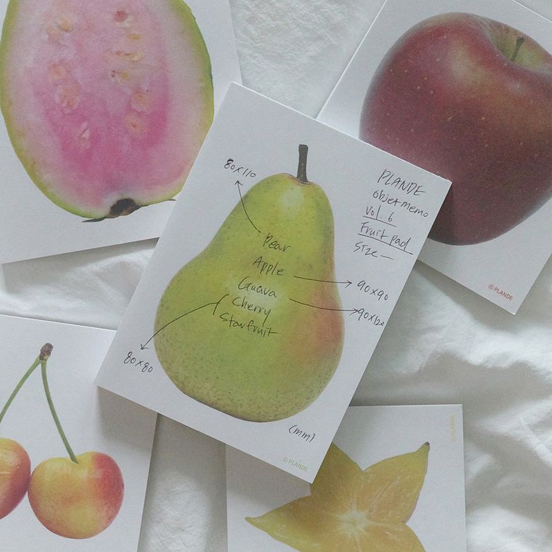 objet memo vol.6-fruit SET