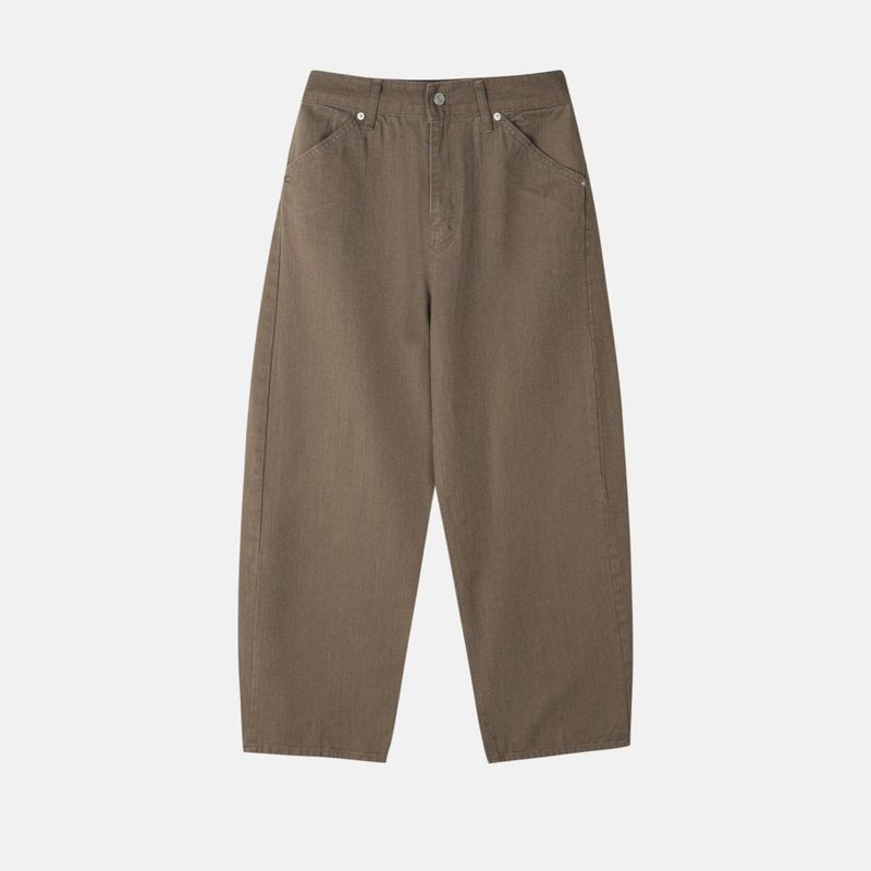 Bio cotton curved pants