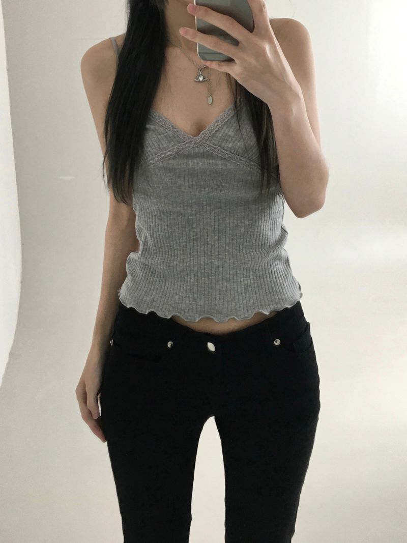 More lace sleeveless (5 colors)