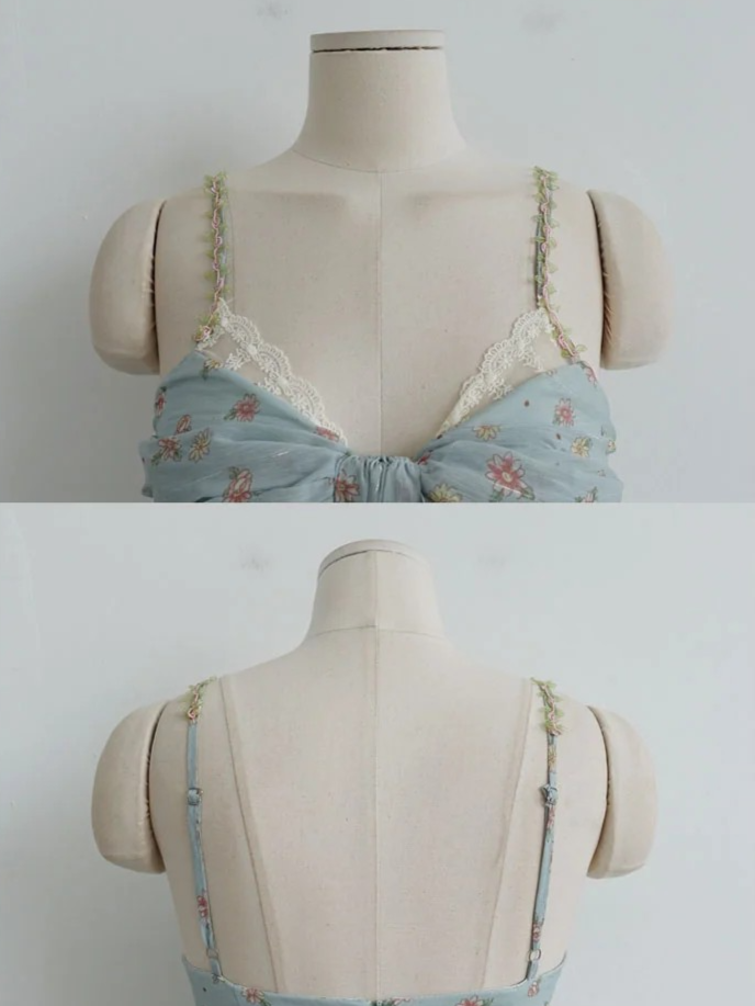 MINT BLOSSOM LACE DRESS
