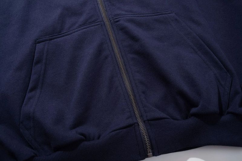 Number Patch Hood Zip-Up