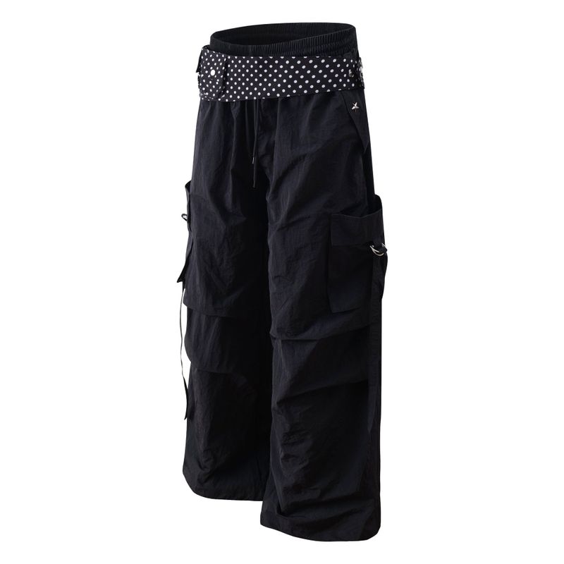Dot Scarf Layered Cargo Pants 232502910