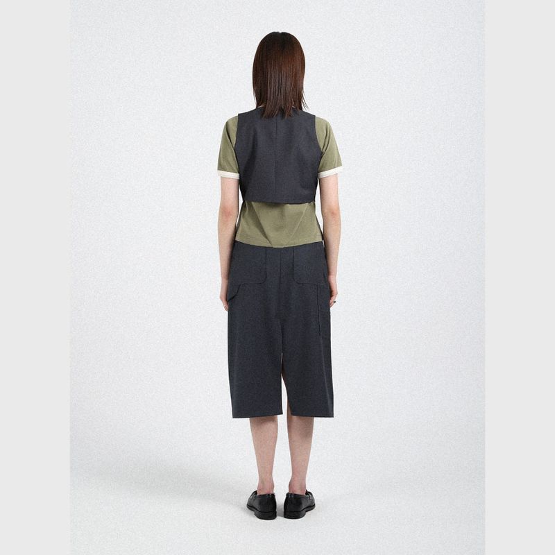 アートワークラグランショートスリーブTシャツ (カーキ)