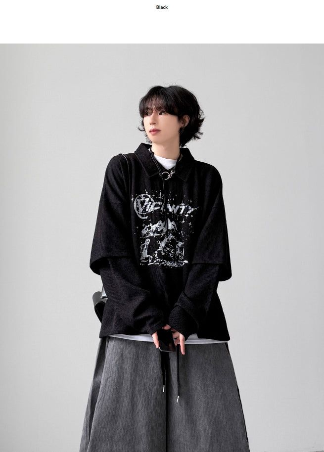 Vatican Layered Collar Knit
