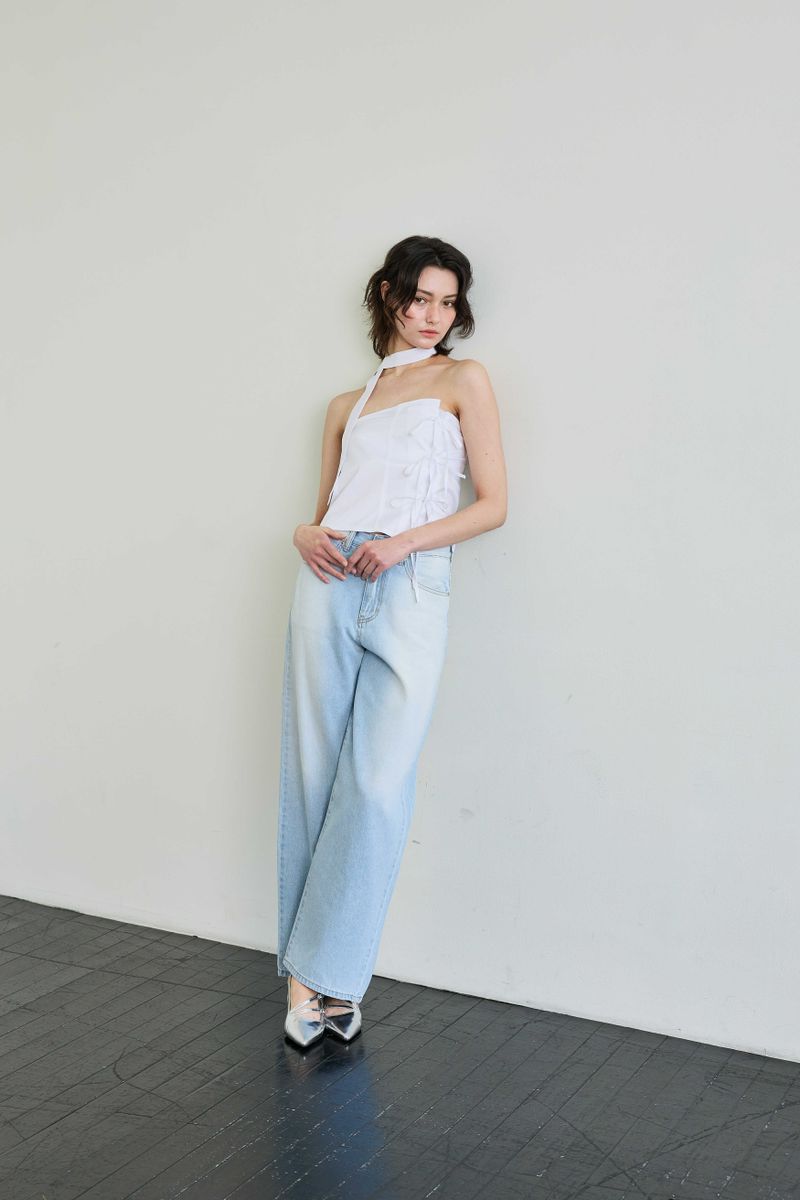 ELFIN SCARF TOP / WHITE