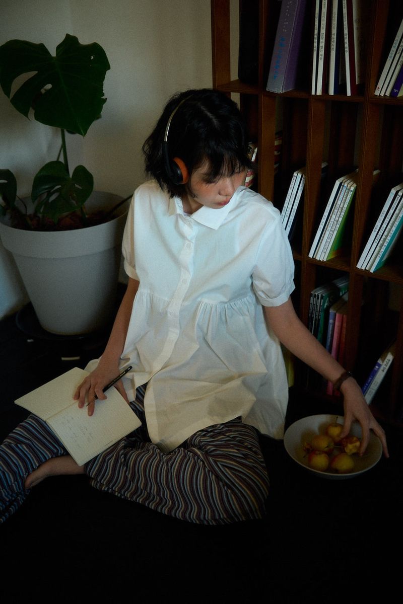 Melo Shirring Blouse (2color)