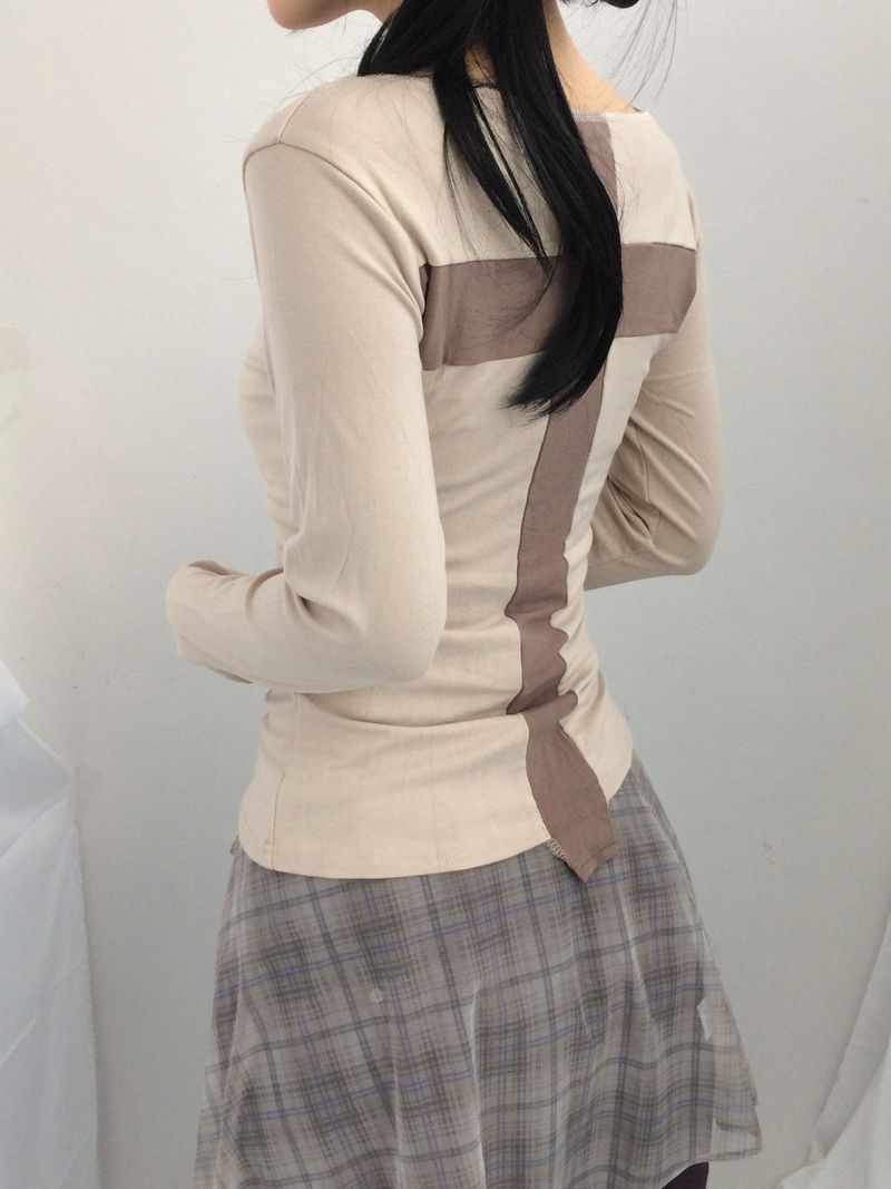 Misty Checkered Layered Skirt