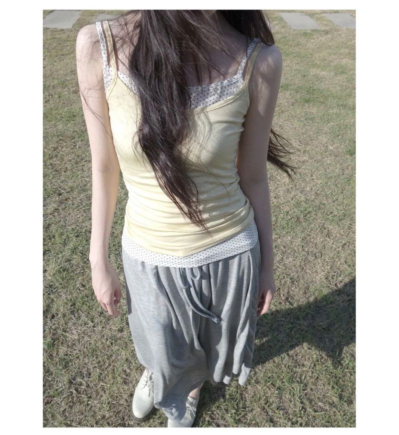 skin sleeveless dot