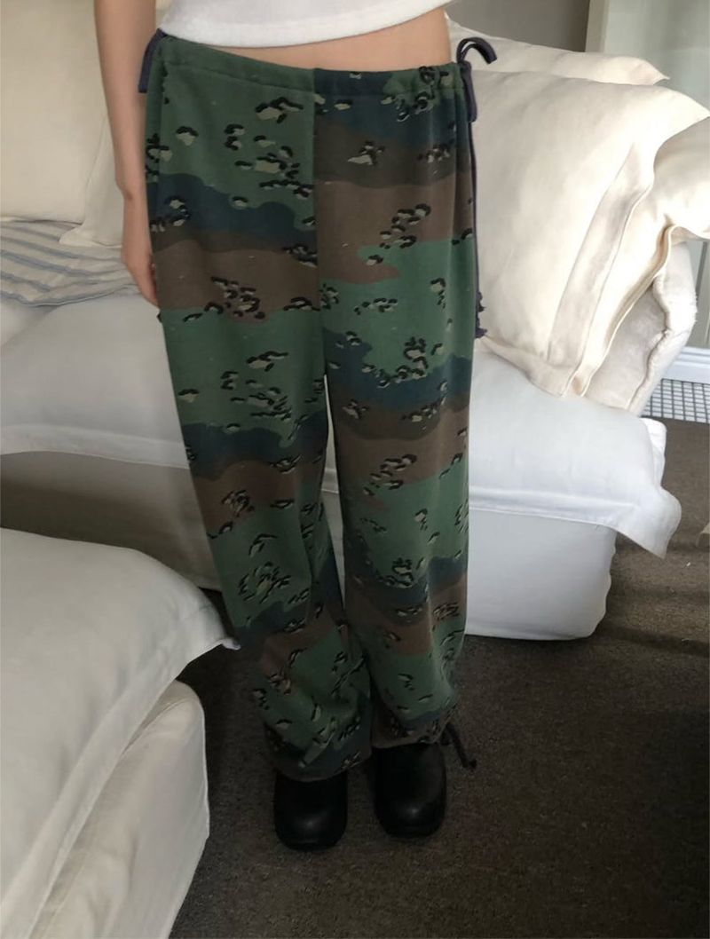CAMOUFLAGE STRING PANTS (2C)