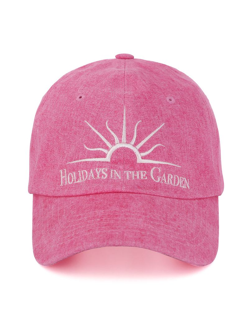 HOLIDAY BALL CAP (pink)