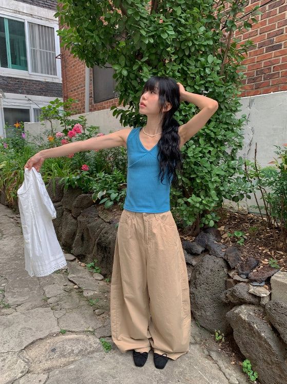Orda Summer Cotton Wide Pants