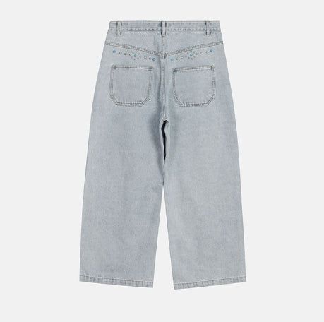 Royce Studded Denim Jacket Pants Set