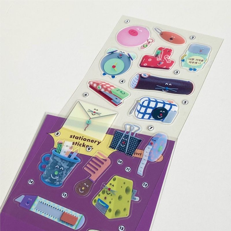 stationery sticker