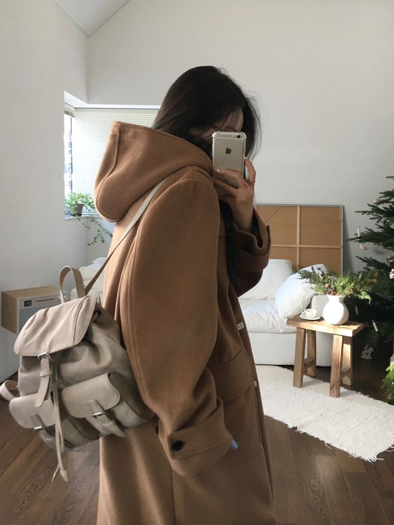 [BELLIDE MADE] Wendy's Duffle Long Coat with Toft