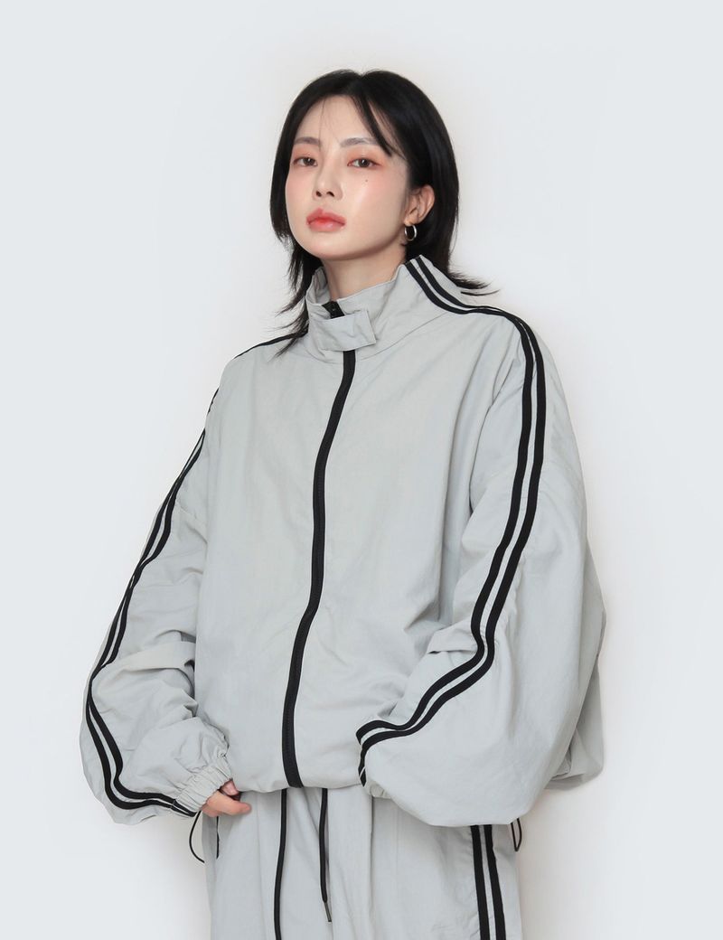 nutellike(ヌテールライク)の「Track High Neck Zip-Up(Jackets/Outerwear)」