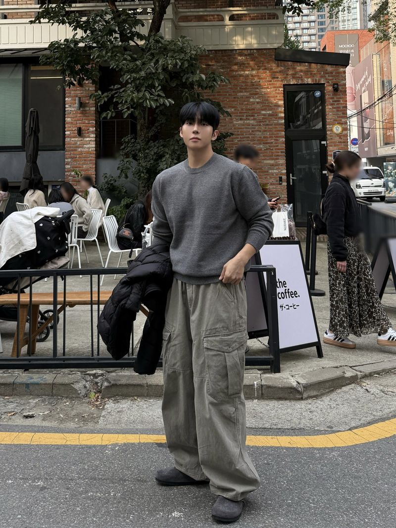 Mata stone washing cargo pants
