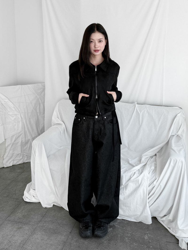  BALLON BLACK DENIM PANTS