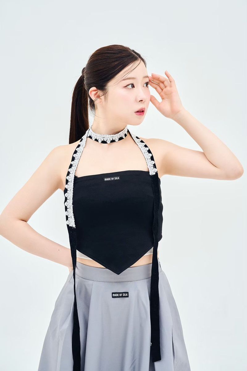 bandana hem top camisole