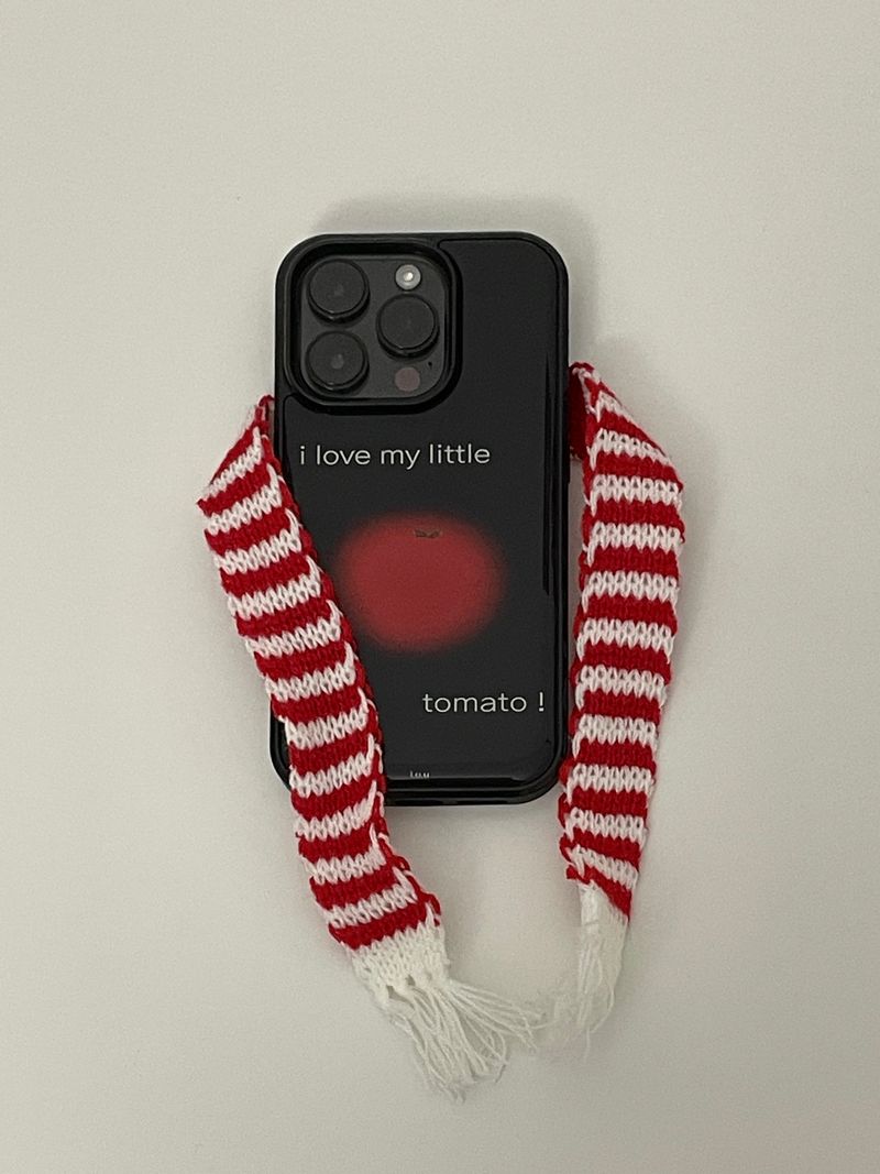 ovethings(オブシング)の「little tomato black case (epoxy)(Smartphone Accessories)」