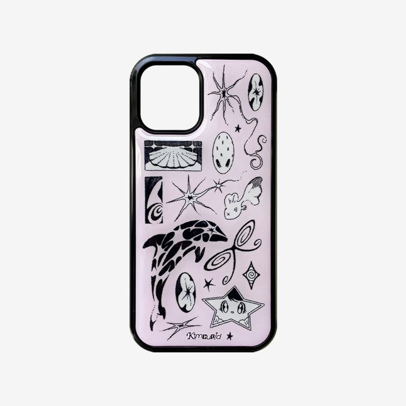 KIMCUPID（キムキューピッド）の「【MADE】 <epoxy> Pieces of the Dream (sea) - Black（Smartphone Accessories）」